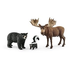 Фигурки Schleich Обитатели лесов Северной Америки 41456