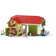 Игровой набор Schleich Большая ферма с животными и аксессуары 42333