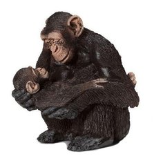Фигурка Schleich Шимпанзе с детенышем 14679