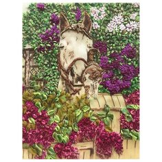 Набор для вышивания Каролинка №05 лентами Ласка 4005 18 х 245 см 1 шт.