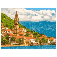 Lori Набор для раскрашивания по номерам (на картоне) 40 х 30 см Черногория Ркн/ф-299 1 шт.