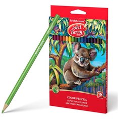 Artberry Цветные карандаши трехгранные 18 цв32881 2 шт.