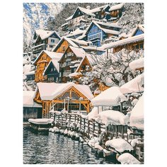 Lori Набор для раскрашивания по номерам (на картоне) 40 х 30 см Зимний город Ркн/ф-260 1 шт.