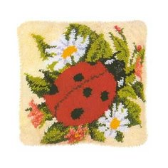 Набор для вышивания VERVACO 2560 подушка PN-0014137 (3540) Божья коровка 1 шт.