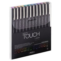 TOUCH Liner Brush набор линеров 12 цв0.1 мм 4305012 1 шт.