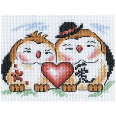 Набор для вышивания PANNA I-0590 ( И-0590 ) Любовь в доме 2 шт.