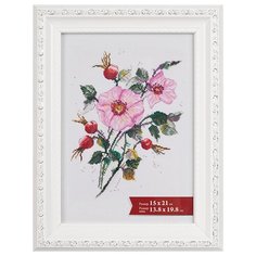 Рамка Gamma ПРК-03 15 x 21 см пластикс оргстеклом белый 1 шт.