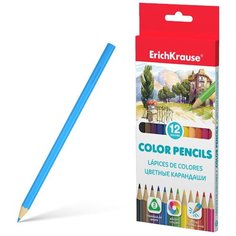 ErichKrause Цветные карандаши трехгранные двусторонние Basic Bicolor 24 цв50531 2 шт.