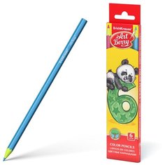 Artberry Пластиковые цветные карандаши шестигранные 6 цв47176 5 шт.
