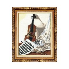 Набор для вышивания ИН №71 М-22 Мелодия для скрипки 21 х 29 см 1 шт. Сделай своими руками