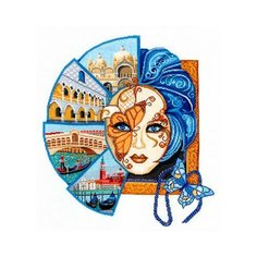 Набор для вышивания ИН №101 В-29 Венецианская маска(хлопок) 42 х 48 см 1 шт. Сделай своими руками