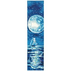 Набор для вышивания ИН №110 З-56 ЗакладкиГолубая луна 5.5 х 22 см 1 шт. Сделай своими руками