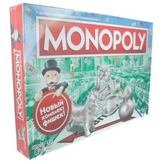 Игра настольная Hasbro МонополияОбновленная классическая C1009121 1 шт.