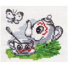Klart набор для вышивания 6-077 Чайничек 3 шт.