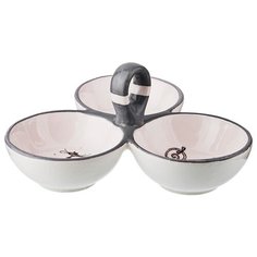 Посуда керамическая Lefard Менажница 3- секционная коллекция счастливое семейство1 230-309 1 шт.