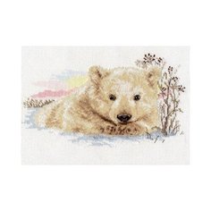 Набор для вышивания Алиса 1-19 Северный медвежонок 27 х 16 см 1 шт.