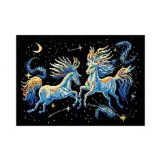 Набор для вышивания ИН №30 Небесные скакуны 41х29 см 2 шт. Сделай своими руками