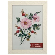 Рамка Gamma ПРК-12 21 х 30 см пластикс оргстеклом молочный 1 шт.