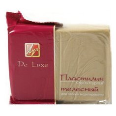Пластилин скульптурный Луч Пластилин скульптурный 0.3 кг телесный 23С 1482-08 4 шт.