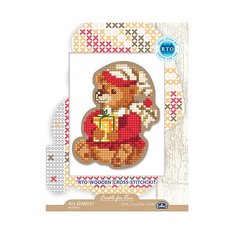 Набор для вышивания RTO Набор для вышивания по перфорированной форме с магнитом EHW037 2 шт.