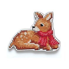 Набор для вышивания RTO Набор для вышивания по перфорированной форме с магнитом EHW036 2 шт.