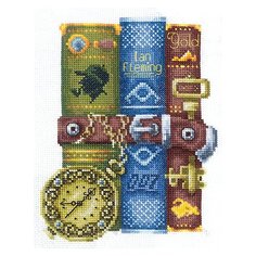 Набор для вышивания ИН №133 К-47 Книги для него 13 х 16.5 см 1 шт. Сделай своими руками