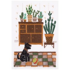 Набор для вышивания PANNA Живая картина JK-2108 ( ЖК-2108 ) Живой уголокЩенок 1 шт.