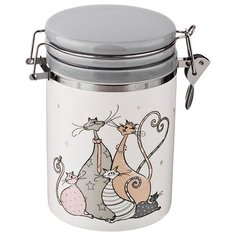 Посуда керамическая Lefard Банка для сыпучих продуктов колекция счастливое семейство с клипсой1 840 мл 230-293 1 шт.