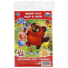 Игра настольная Умка Игра-ходилка с фишками (блистер) Винни-Пух 217691 4 шт.