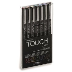 TOUCH Liner набор линеров 7 шт7 цвцветные кисточка 4305007 1 шт.