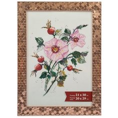 Рамка Gamma ПРК-13 21 х 30 см пластикс оргстеклом розовый металлик 1 шт.