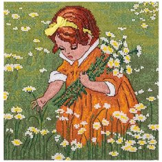 Набор для вышивания PANNA D-1546 ( Д-1546 ) Девочка в ромашках 1 шт.