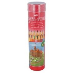 Faber Castell Цветные карандаши COLOR PENCILS 24 цв24 шт115827 в тубе 1 шт.