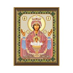 Набор для вышивания Нова Слобода С №03 6004 Богородица Неупиваемая чаша 13 х 17 см 1 шт. Nova Sloboda