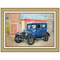 Набор для вышивания Паутинка Б-1481 Ретро Форд 36 х 38 см 1 шт.