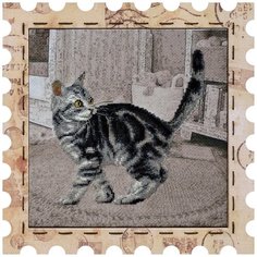 Набор для вышивания Нова Слобода ко №01 Марка 4034 КотэМатроскин 24 х 24 см 1 шт. Nova Sloboda