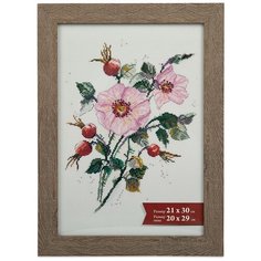 Рамка Gamma ПРК-12 21 х 30 см пластикс оргстеклом капучино 1 шт.