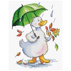 Набор для вышивания М.П.Студия М №19 №436 Дождливый променад 14 х 18 см 2 шт. Жар Птица