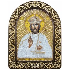 Набор для вышивания Нова Слобода СН №02 Православный киот 5011 Господь Вседержитель 13.5 х 17 см 1 шт. Nova Sloboda
