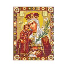 Набор для вышивания Нова Слобода С №05 9053 Богородица Неувядаемый Цвет 18 х 21 см 1 шт. Nova Sloboda