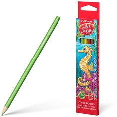 Artberry Цветные карандаши шестигранные 6 цв32877 4 шт.