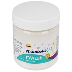 Краска гуашь Лео Учись для детского творчества Учись группа 6 LG-500 500 мл 102 белая/ white 1 шт.