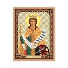 Набор для вышивания Нова Слобода С №01 6152 СвВмцЕкатерина Александрийская 13 х 17 см 1 шт. Nova Sloboda