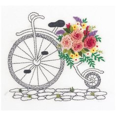 Набор для вышивания PANNA Живая картина JK-2139 Букет на колесах 1 шт.