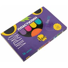 Лео Пластилин классический Играй LPMC-0116 320 г ( в картонной упаковке ) 16 цв. 3 шт.