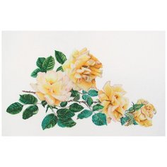 Набор для вышивания Thea Gouverneur 429 Желтые розы 65 х 44 см 1 шт.