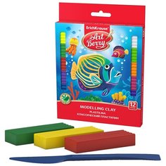 Artberry Классический пластилин с Алоэ Вера со стеком 216 г 12 цв46159 3 шт.