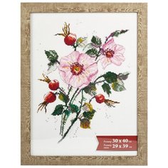 Рамка Gamma ПРК-11 30х40 см пластикс оргстеклом дуб мокко 1 шт.