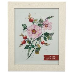 Рамка Gamma ПРК-12 20 х 25 см пластикс оргстеклом молочный 1 шт.