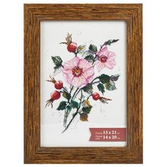 Рамка Gamma ПРК-11 15х21 см пластикс оргстеклом тик 1 шт.